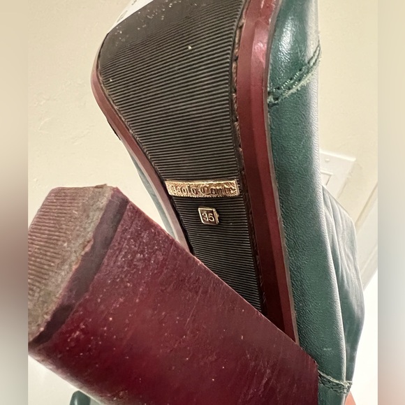 Paolo Conte Green Heeled Booties - Sz 35 - Picture 3 of 12